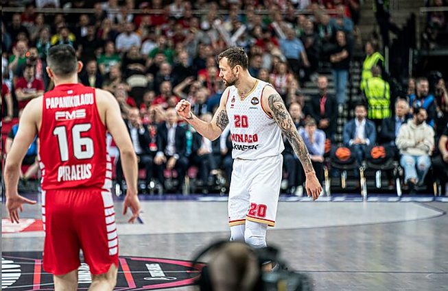 Eurolyga. Finalo ketvertas. Pusfinalis. „Monaco“ – „Olympiakos“ (su garsiniu vaizdavimu)