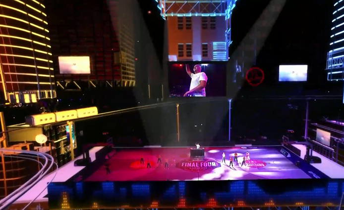 Eurolygos finale – įspūdingas garso ir vaizdo derinys: muzikinį šou surengė atlikėjas Dynoro