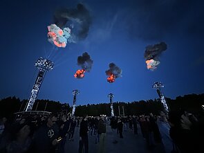„Rammstein“ koncerto generalinės repeticijos Vilniuje akimirka „Rammstein“ koncerto generalinės repeticijos Vilniuje akimirka