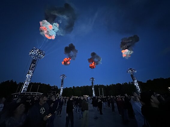„Rammstein“ koncerto generalinės repeticijos Vilniuje akimirka „Rammstein“ koncerto generalinės repeticijos Vilniuje akimirka