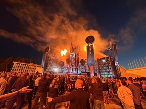 „Rammstein“ koncerto generalinės repeticijos Vilniuje akimirka „Rammstein“ koncerto generalinės repeticijos Vilniuje akimirka
