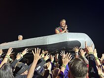 „Rammstein“ koncerto generalinės repeticijos Vilniuje akimirka „Rammstein“ koncerto generalinės repeticijos Vilniuje akimirka