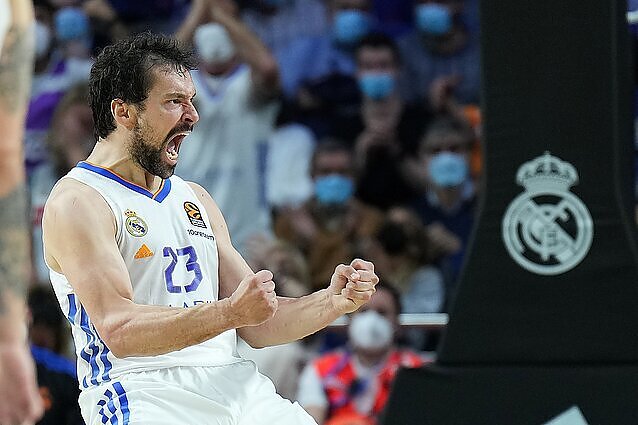 Pamatykite: „Olympiakos“ viltis sudaužęs ir „Real“ pergalę išplėšęs Sergio Llullo metimas