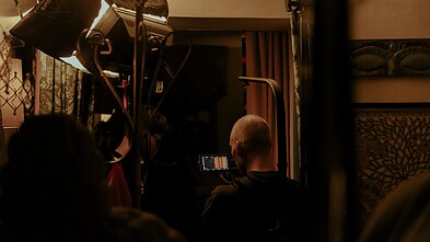 Rūtos Loop klipo filmavimo akimirka