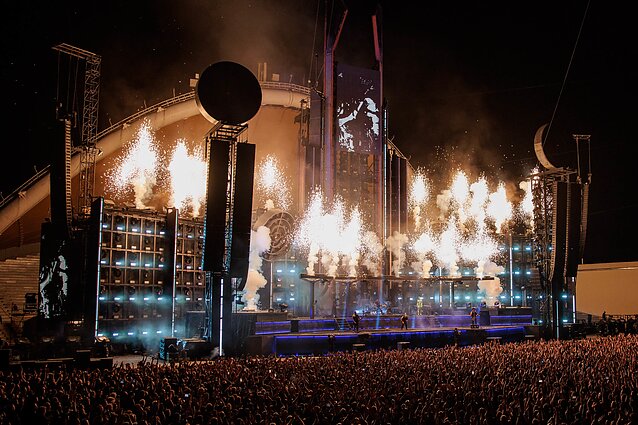 Legendinės vokiečių grupės „Rammstein“ koncertas Vingio parke Legendinės vokiečių grupės „Rammstein“ koncertas Vingio parke