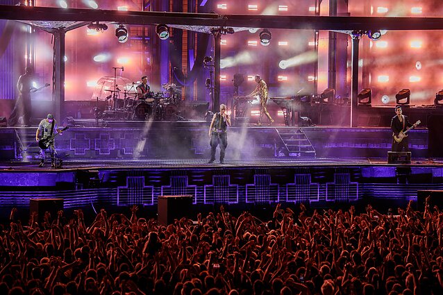 Legendinės vokiečių grupės „Rammstein“ koncertas Vingio parke Legendinės vokiečių grupės „Rammstein“ koncertas Vingio parke