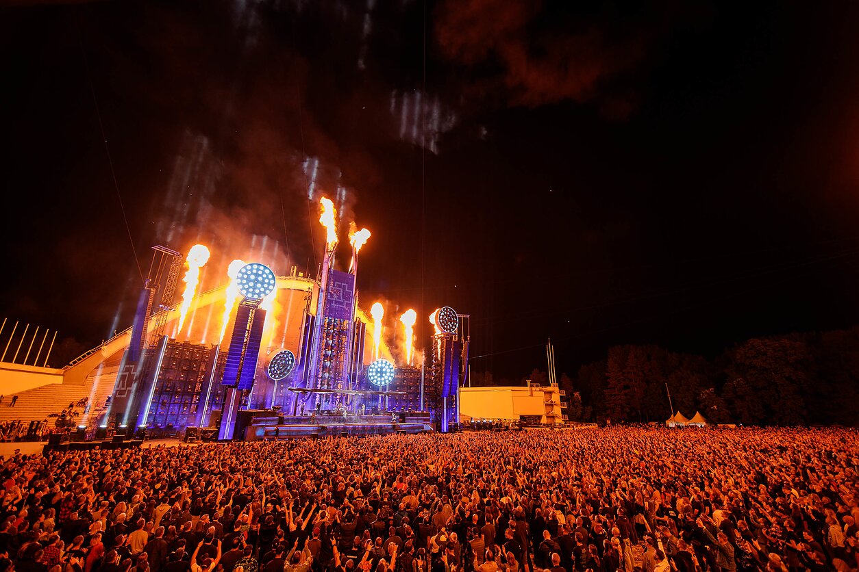 Legendinės vokiečių grupės „Rammstein“ koncertas Vingio parke Legendinės vokiečių grupės „Rammstein“ koncertas Vingio parke