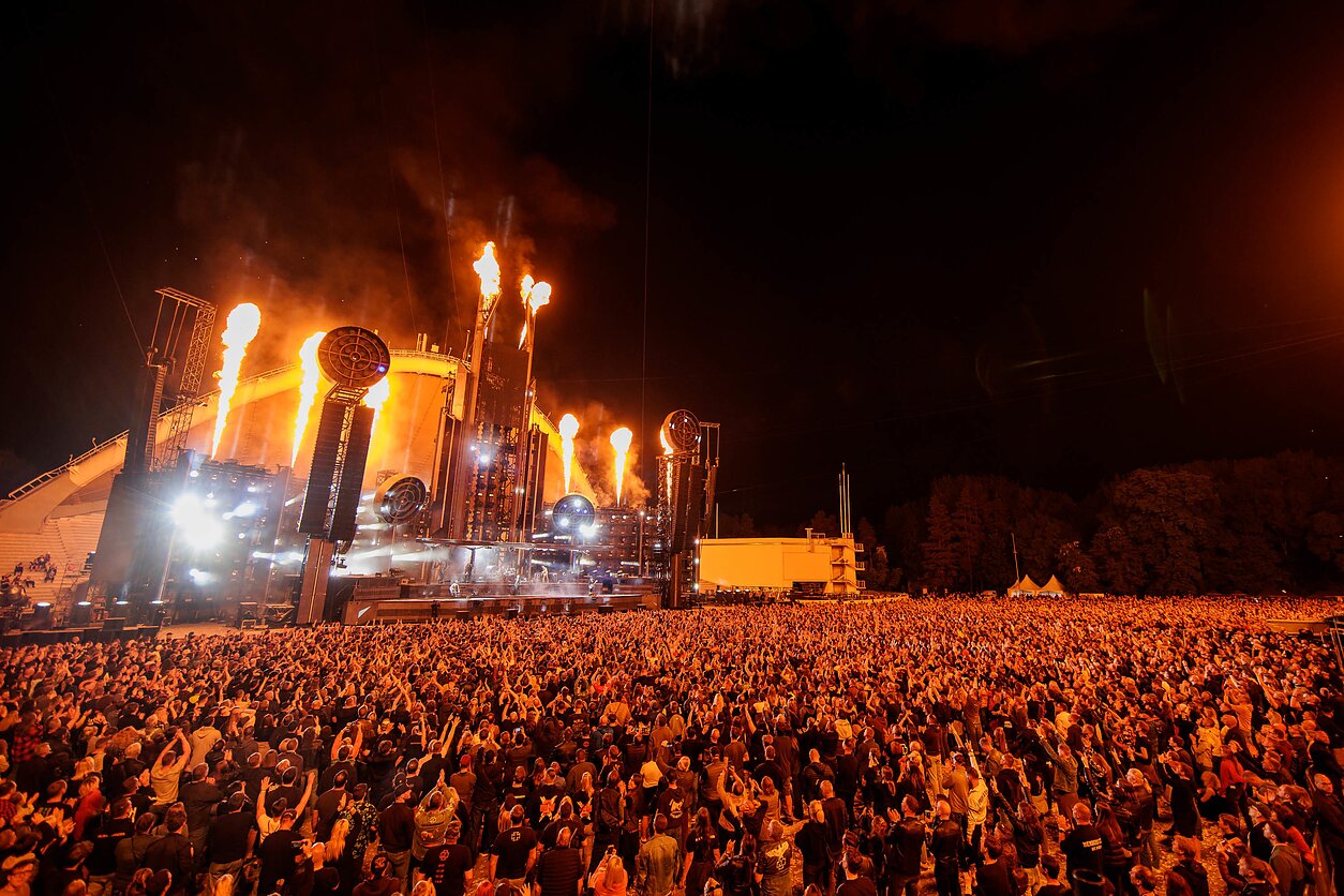 Legendinės vokiečių grupės „Rammstein“ koncertas Vingio parke Legendinės vokiečių grupės „Rammstein“ koncertas Vingio parke