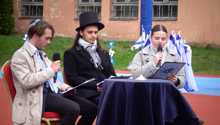 Menora. Izraelio valstybės atkūrimo metinių minėjimas Vilniaus Šolomo Aleichemo ORT gimnazijoje