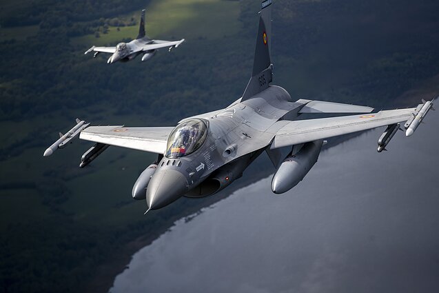 F-16 naikintuvai NATO Oro policijos misijoje Lietuvoje F-16 naikintuvai NATO Oro policijos misijoje Lietuvoje