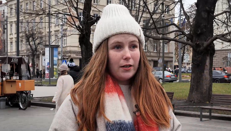 27 metų Tetjana Blizniak, dabar pasaulyje žinoma kaip Kijevo metro Madona.