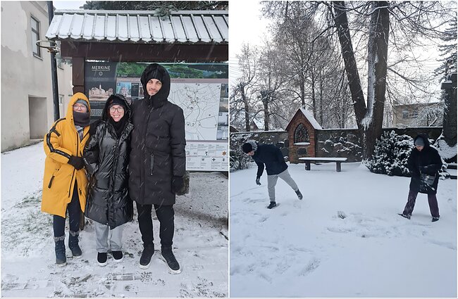 Vinicius su mama ir seserimi