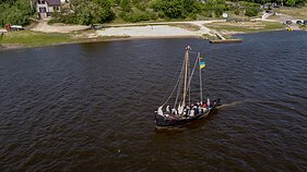 Nacionalinės ekspedicijos padėkos plaukimas Nemunu