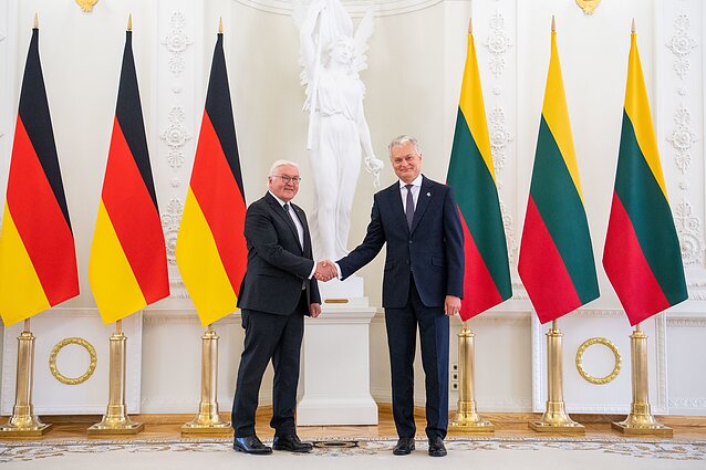 Gitanas Nausėda i Frank-Walter Steinmeier Gitanas Nausėda i Frank-Walter Steinmeier