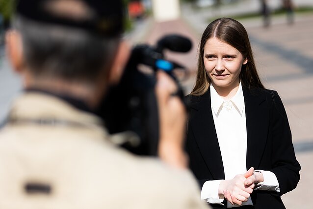 „Tuščių narvų“ vadovė Gabrielė Vaitkevičiūtė „Tuščių narvų“ vadovė Gabrielė Vaitkevičiūtė