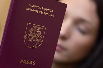 Lithuanian passport (associative image) Lithuanian passport (associative image)