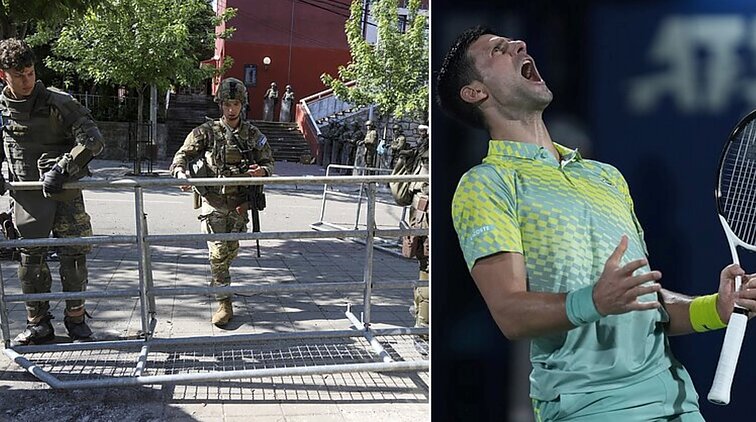 Neramumai Kosove kelia tarptautinį susirūpinimą, politinę žinutę teniso turnyre pasiuntė ir Džokovičius