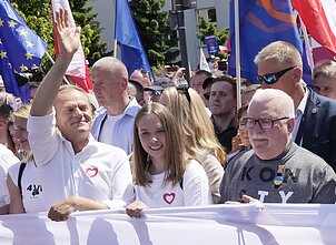 Opozicijos protestas Varšuvoje Opozicijos protestas Varšuvoje