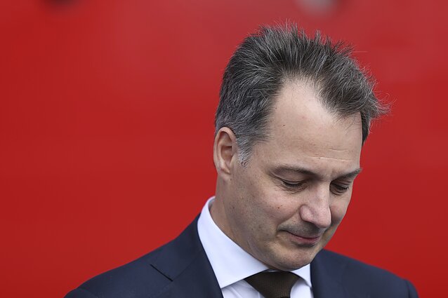 Belgijos ministras pirmininkas Alexanderis De Croo