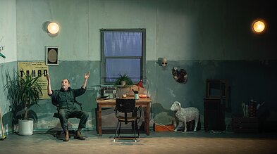  Aleksandro Špilevojaus spektaklis „Jona“ Miltinio dramos teatre