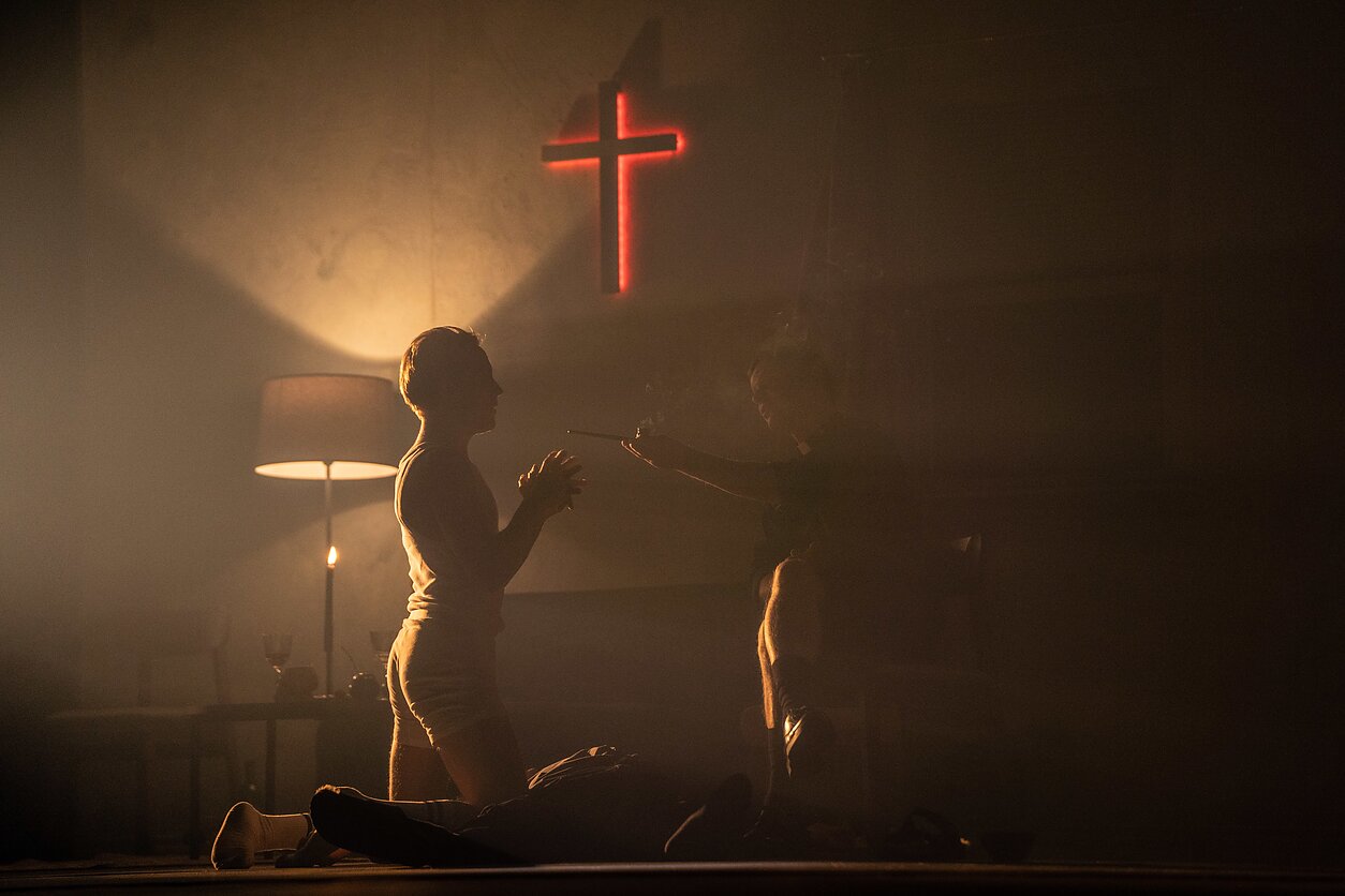  Aleksandro Špilevojaus spektaklis „Jona“ Miltinio dramos teatre