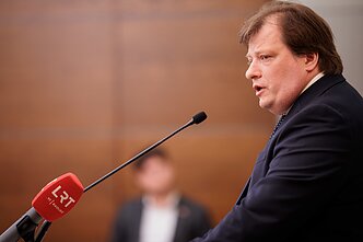 Lietuvos aukštųjų mokyklų profesinių sąjungų susivienijimo vadovas Sigitas Vaitkevičius
