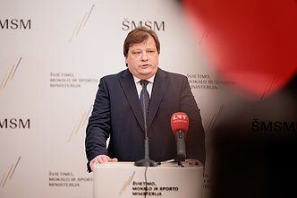 Lietuvos aukštųjų mokyklų profesinių sąjungų susivienijimo vadovas Sigitas Vaitkevičius