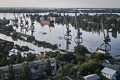 Kachovkos hidroelektrinės užtvankos griūtis