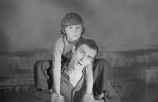 Valentinas Masalskis ir S. Pajarskas. 1979 m. 