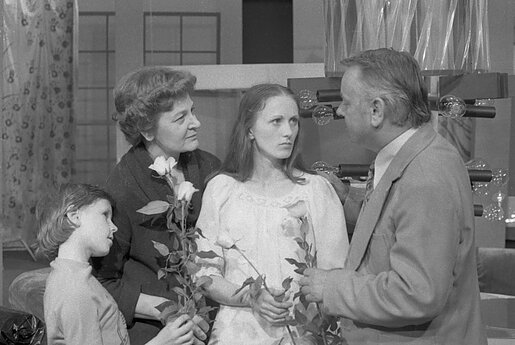Iš kairės: S. Pajarskas, Birutė Raubaitė, Stasė Ivanauskaitė, Leonardas Zelčius. 1979 m,.  