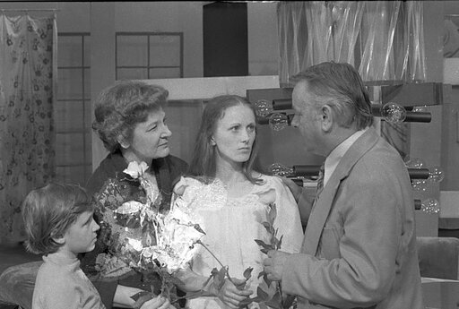 Iš kairės: S. Pajarskas, Birutė Raubaitė, Stasė Ivanauskaitė, Leonardas Zelčius. 1979 m,.  