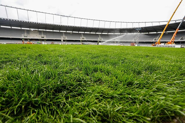 Dariaus ir Girėno stadione – išdeginta veja
