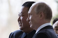 Kim Jong Unas ir Vladimiras Putinas