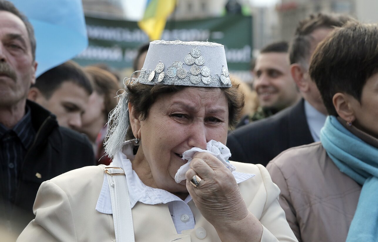 Krymo totorių protestas 