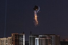 Rusijos dronų smūgis Ukrainos miestams