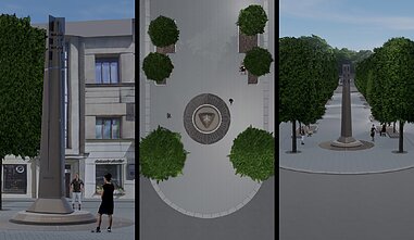 Kauno centre ruošiamasi statyti beveik 8 metrų obeliską Lietuvos policijai Kauno centre ruošiamasi statyti beveik 8 metrų obeliską Lietuvos policijai