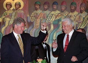 Billas Clintonas ir Borisas Jelcinas