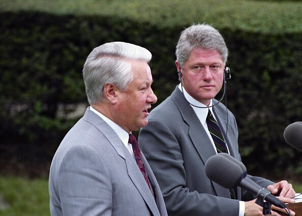 Billas Clintonas ir Borisas Jelcinas