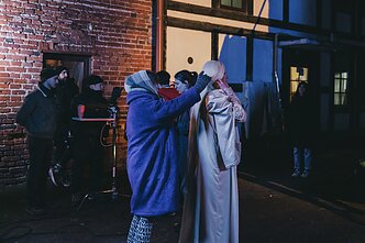 Alen Chicco klipo filmavimo akimirka
