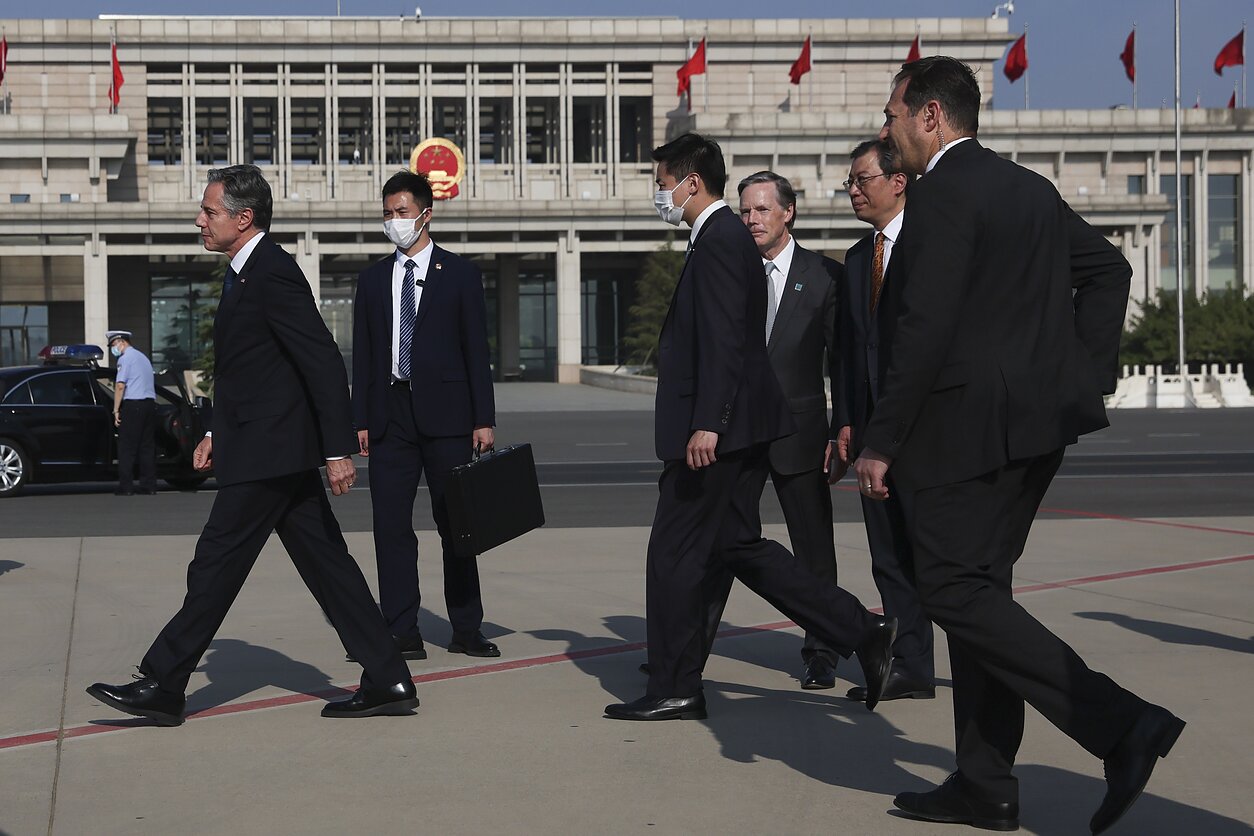 Antony Blinkenas susitiko su kinų diplomatais Antony Blinkenas susitiko su kinų diplomatais