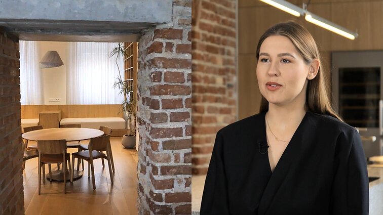 Neįprastų proporcijų namai Vilniaus senamiestyje: optinė erdvė verčia jaustis lyg rūmuose