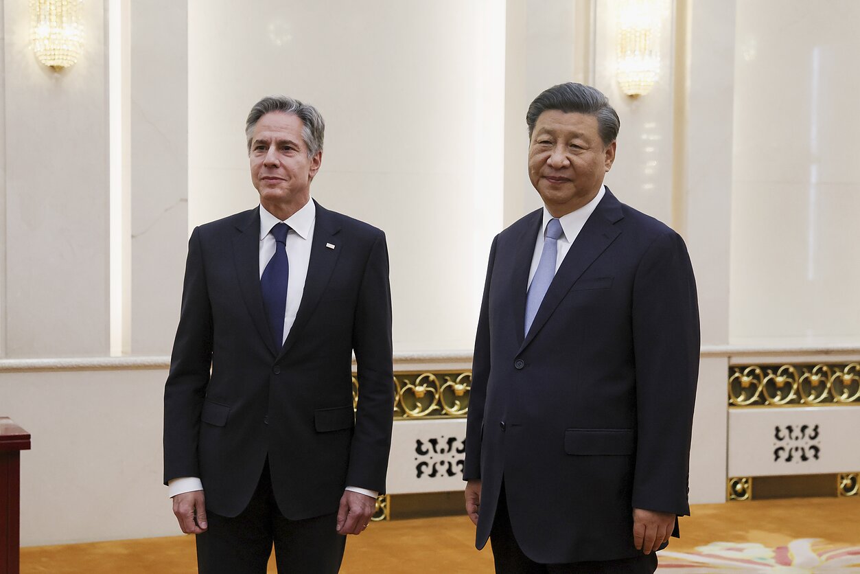 Xi Jinping ir Antony Blinken