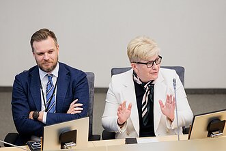 Gabrielius Landsbergis, Ingrida Šimonytė