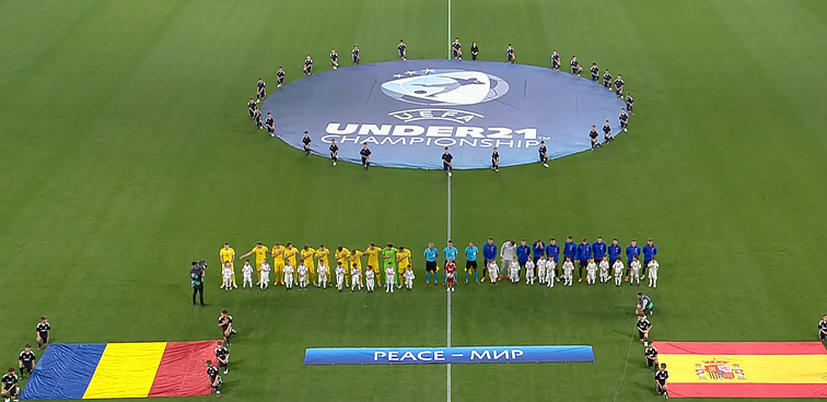 UEFA Europos jaunimo (U21) futbolo čempionatas. B grupė. Rumunija – Ispanija