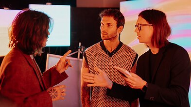 Gamka, Vaidas Baumila ir režisierius Saulius Baradinskas