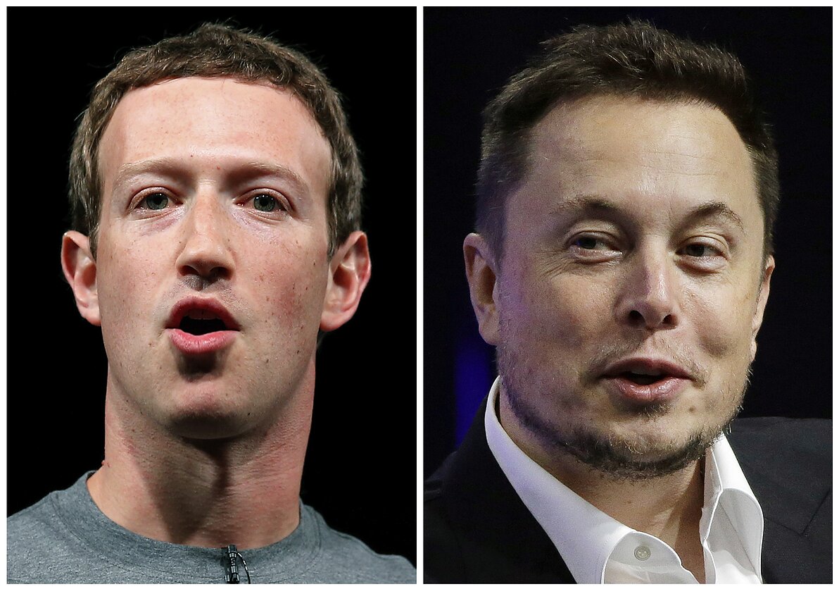 M. Zuckerbergas, E. Muskas M. Zuckerbergas, E. Muskas