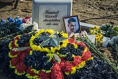 Ukrainoje nukautų rusų samdinių kapai Rusijoje