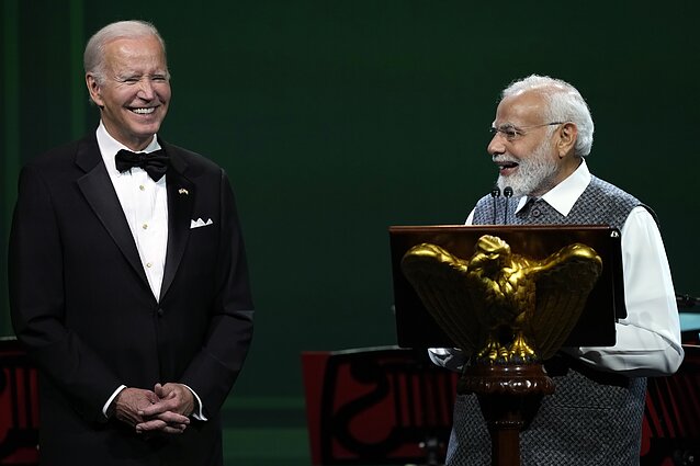 Joe Bidenas ir Narendra Modi