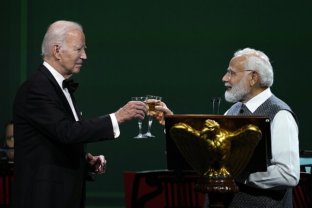 Joe Bidenas ir Narendra Modi