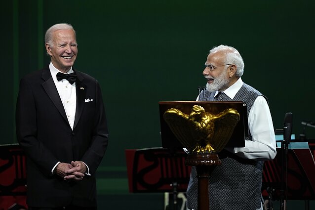Joe Bidenas ir Narendra Modi